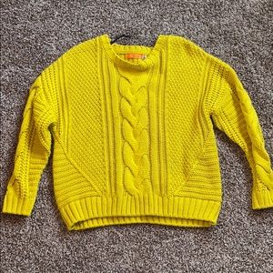 Golden Yellow Chunky Sweater